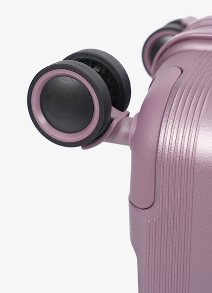 Σετ 3 βαλίτσες V&V Travel Metallo (20″/24″/28″) 3 κομματιών - Violet