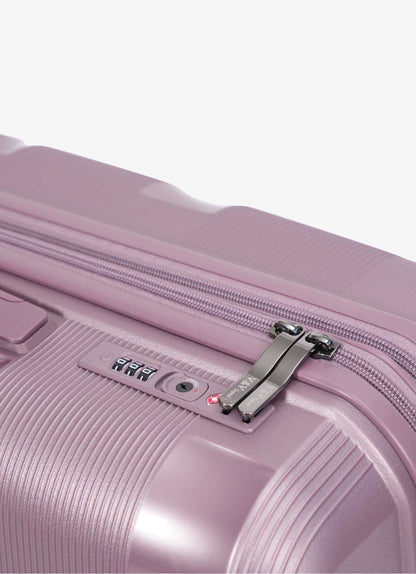 Σετ 3 βαλίτσες V&V Travel Metallo (20″/24″/28″) 3 κομματιών - Violet